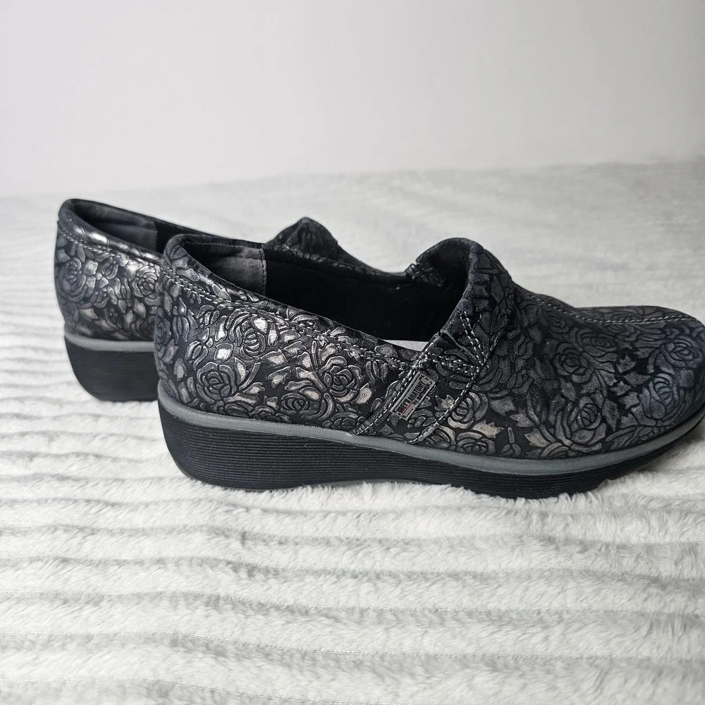 GREYS ANATOMY by Barco Softwalk‎ Womens Slip On Clogs Rose Floral Print Comfort - Picture 4 of 8